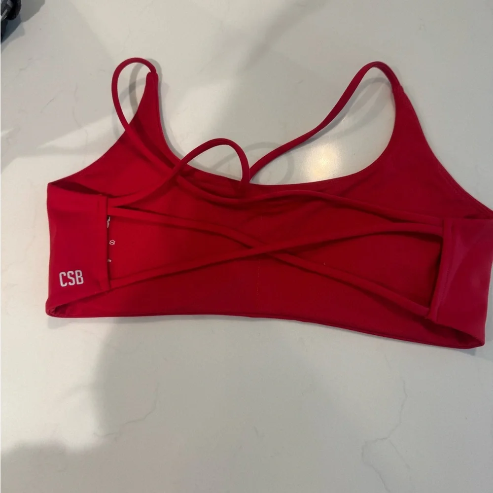 CSB red sports bra - Picture 2 of 4